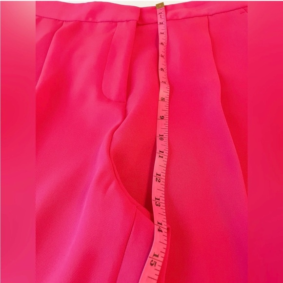 🏷️Zara Fuschia Pink Wide Leg Trouser Pants High Rise Office Siren menswear - Picture 10 of 11